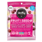 Healthy Crunch - Mélange de fruits et de graines pour coupe glacée au chocolat et aux cerises, 50 unités x 50 grammes-Sans noix