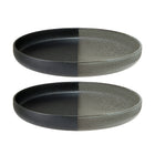 Maxwell & Williams - Umi Plateau à Rebord Rond - 28 cm - Paquet de 2-Va au micro-ondes