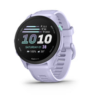 Garmin - Forerunner 70 - Lavande fraîche-Cette montre intelligente de course avec GPS facile à utiliser possède toutes les fonctions essentielles dont vous avez besoin pour passer au niveau supérieur, y compris le GPS, l’allure, la distance et la fréquence cardiaque au poignet
