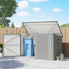 Outsunny - Abri pour bacs à ordures 7,6 pi x 3,4 pi pour 3 poubelles-Couvercle à levage pneumatique pour une élimination des déchets facile et hygiénique  
