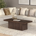 Hudson&Canal - Table basse rectangulaire Torren (122 cm de largeur) - Brun aulne-Nettoyer avec un chiffon doux et sec, sans produits chimiques agressifs ni produits de nettoyage abrasifs