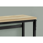 Monarch Specialties - 7678 Bureau 48 po L - Hauteur Adjustable Naturel/Metal Noir-Bureau réglable parfait pour tous les ordinateurs portables ou tablettes; surface facile à maintenir fini naturel de tous les côtés