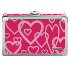 Vaultz - La boîte à crayons verrouillable - Motif coeur-Parfait pour les fournitures scolaires ou les petits objets de valeur comme la monnaie, un téléphone cellulaire, etc.