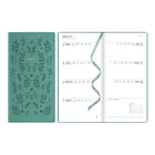 Letts of London - 2027 Agenda hebdomadaire mince Woodland - 5-7/8" x 3-1/8"- Vert - Mutlilingue-12 mois: janvier 2027 - décembre 2027