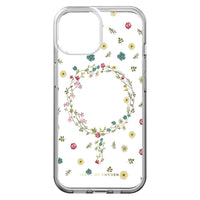 Ideal of Sweden - Coque transparente moyenne MagSafe pour iPhone 17e/16e/15/14/13 - Petit motif floral-Conception protectrice avec bords surélevés pour protéger l'appareil photo et l'écran