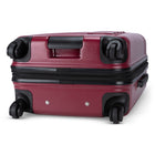 Roots - Valise Banff de taille moyenne - 24 po - Merlot-Poignée télescopique à bouton-poussoir pour une manipulation aisée