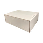 Abbey - Boîtes d'expédition pour documentation - 12 1/8 po x 9 1/4 po x 4 po - blanc - paquet de 50-Quantité : 50 boîtes par lot