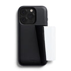 Bellroy - Étui pour téléphone portable à 3 cartes pour Apple iPhone 15 Pro - Noir-Contient jusqu'à 3 cartes