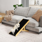 PawHut - rampe pour chien pliable 33 po avec hauteur réglable à 4 niveaux pour S, M-Se plie à plat pour un rangement facile et compact 