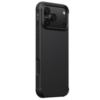 PITAKA - Coque de protection de qualité militaire pour iPhone 17 Pro Max - Noire-Fibre d’aramide de qualité aérospatiale pour la solidité et le style