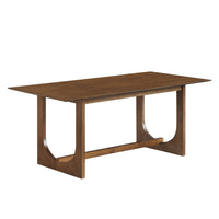 Modway - Ashcroft Table à manger rectangulaire - 69 po - Noyer-Table à manger rectangulaire