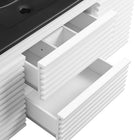 Modway - Render Fixation murale de 48" Vanette de salle de bain - Blanc Noir-9