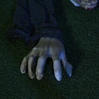 HOMCOM - Décoration d'Halloween 55 - 1" Zombie rampant - activé par le son-S'active au toucher ou par des bruits forts. Le bon choix pour effrayer les tricheurs 