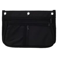 Staples - Pochette à reliure trois anneaux à soufflet - Couleurs assorti-Pratique pochette à 3 anneaux s'adapte aux classeurs standard