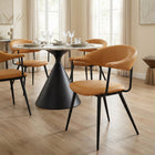 Zuo - Sima Chaise de salle à manger - Brun-Supporte jusqu'à 280 lb