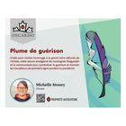 Oscardo - Sac de voyage Healing Feather par Michelle Stoney-Achat éthique avec redevances aux artistes - Chaque achat soutient directement les artistes autochtones et leurs familles, avec des redevances versées à l’artiste ou à sa succession pour chaque sac vendu