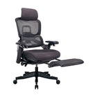 TygerClaw - Chaise Ergonomique Dossier Haut avec Maille Ajustable-Le repose-pieds en maille escamotable vous permet de vous détendre et de vous relaxer pendant vos pauses