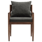 Modway - Remington Fauteuil à manger - Charbon de bois-8