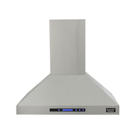 KUCHT KRH3612IS 36 po Hotte montée sur îlot - 900 CFM - Acier inoxydable-Hotte professionnelle en acier inoxydable 304 de qualité supérieure, épaisseur 1,0 mm, qui rehaussera l'apparence de votre cuisine gastronomique