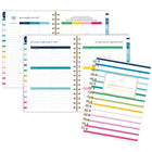AT-A-GLANCE - Agenda hebdomadaire/mensuel Emily Ley Simplified 2026 - 8 1/2 po H x 5 3/8 po l - bande joyeuse - bilingue-Comprend également les jours fériés, 1 page de notes, 2 calendriers de référence et 2 pages de planification future