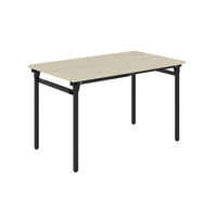 Ceha Canada - Table pliante KMH - 28 po H x 47 po L x  27.5 po l - Noir-CONSTRUCTION DURABLE Dotée de pieds soudés et peints par poudrage de 1,2 po avec niveleurs intégrés pour une stabilité sur toute surface