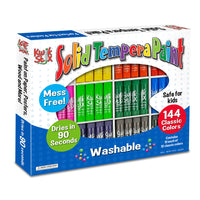 Kwik Stix - TPG644 Ensemble de bâtons de peinture à la tempera solide - 144 couleurs classiques - 12 de chaque couleur-Les bâtons de peinture à la tempera solide Kwik Stix éliminent le désordre de la peinture tout en conservant tout le plaisir.