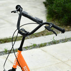 Aosom - Trottinette pour enfants avec guidon réglable, freins doubles avant et arrière - orange-Guidon réglable, adapté aux enfants de plusieurs âges 
