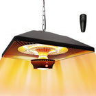 Westinghouse - 1500-Watt Hanging Infrared Electric Patio Heater - Black-Lumière LED à la base de l'unité pour l'éclairage ambiant