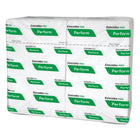 Cascades PRO Perform Serviettes de table entrepliés 1 épaisseur pour Distributrices Tandem - Blanc - 16 Paquets de 376-Rendement maximale dans un emballage convivial