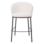 Zuo - Essen Tabouret de bar - Ivoire-Support pour les bras