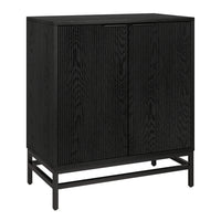 Hudson&Canal - Meuble d'appoint Montello de 28 po de largeur - Grain noir-Design contemporain moderne pour votre bureau à domicile, votre chambre ou vos espaces de vie