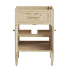 Modway - Elysian 24" Armoire de toilette de salle de bain (lavabo non inclus) - Bourgogne-Placage en bois de burl