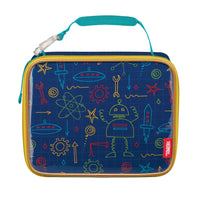 Thermos - Sac à déjeuner - Motifs Robots-Sans PVC, avec doublure en PEVA pour un nettoyage facile.
