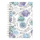 Blueline - 2027 agenda hebdomadaire/mensuel à colorier DoodlePlan avec reliure à double spirale – 8 po x 5 po – Botanica – bilingue-Espace ligné à chaque jour