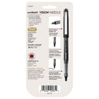 uni-ball - Stylos à bille roulante à aiguille Vision - 0,5 mm - Noir - paquet de 5-Les stylos à pointe micro avec encre de qualité archivistique sont parfaits pour les notes, les listes, les signatures et la tenue de dossiers