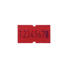 Motex - Étiquettes amovibles MX5500 Plus - 1 ligne - 8 caractères - rouge - 10000 étiquettes-Étiquettes amovibles