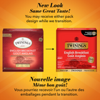 Twinings - Sachets de thé noir Goût Anglais - paquet de 100-Offre une tasse satisfaisante avec une couleur rouge cuivré distinctive et une finale équilibrée
