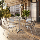 Chaise sans accou, aluminium, commerciale, int/ext-4