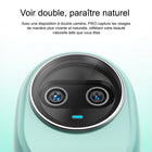 EMEET - Webcam Piko 4K à double objectif avec autofocus IA - Blanc-Livré avec un adaptateur USB-C vers A