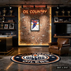 Connor McDavid Edmonton Oilers - Toile encadree - 22" x 31"-Dimensions finales: 22.5x31.5