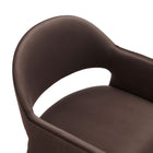 Modway - Talia Performance Velvet Fauteuil à manger - Marron chocolat-9