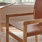 Modway - Sonora Cuir Chaise à manger - Chestnut Tan-Arrivée entièrement assemblée