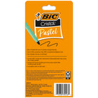 BIC - Cristal Pastel stylos-bille - 1,0 mm, encre noir, paquet de 8-Encre fluide : Chaque stylo BIC Cristal est jusqu'à 35 % plus fluide que l'encre à bille traditionnelle de BIC
