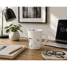 Oscardo - Tasse porcelaine « Good Morning » de Benjamin Chee Chee - 295 ml-Conception de tasse empilable - Optimisée pour un rangement facile et une organisation peu encombrante