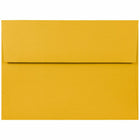JAM Paper - Enveloppes d'invitation A7 - 5,25 x 7,25 - jaune tournesol - 250/paquet-Caractéristiques de l'enveloppe : Fermeture en gomme à rabat droit, finition en papier lisse de haute qualité