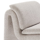 Modway - Lume Boucle Tapis Chaise d’accent sans accoudoir - Parchemin-8
