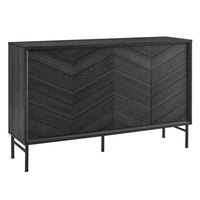 Modway - Harper Chevron Buffet - Noir-Buffet contemporain