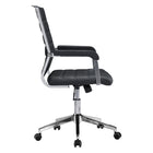 Zuo - Liderato Chaise de bureau - Noir-Garantie limitée de 3 ans
