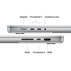 Apple - MacBook Pro 16 po - M5 Pro - CPU 18 cœurs - SSD 1 To - 24 Go - Argent-Caméra et audio de pointe - Profitez d’un son limpide et d’un cadrage toujours parfait grâce à la caméra Center Stage 12 Mpx, aux trois micros de qualité studio et aux six haut-parleurs avec Audio spatial et prise en charge de Dolby Atmos