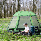 Outsunny - Tente de camping instantanée automatique pour 6 personnes-Conception à double couche pour votre confort sous une pluie légère ou en plein soleil  